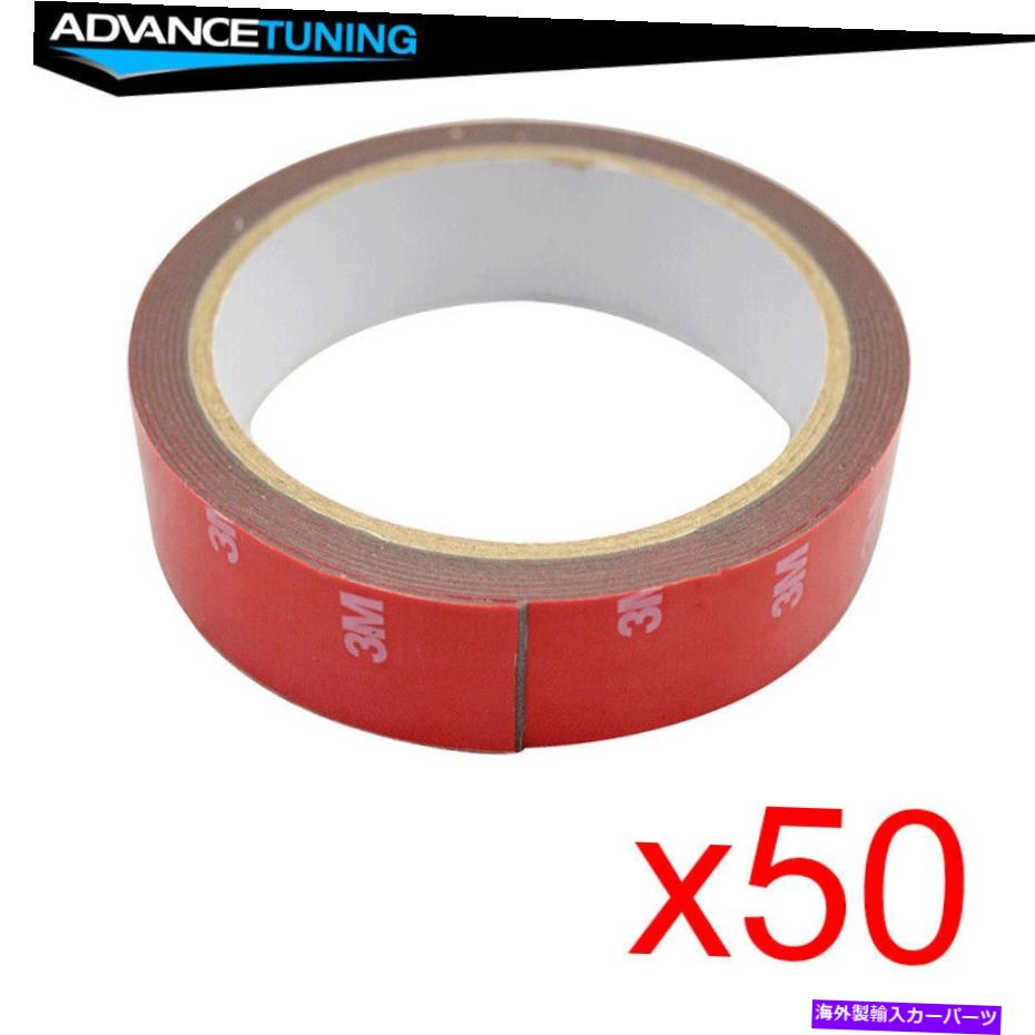 海外製 エアロパーツ 50xロールアクリルフォーム3m両面テープ強力な接着剤アタッチメント 50x Rolls Acrylic Foam 3M Double Sided Tape Strong Adhesive Attachment【並行輸入品】｜Us Custom Parts Shop USDM
