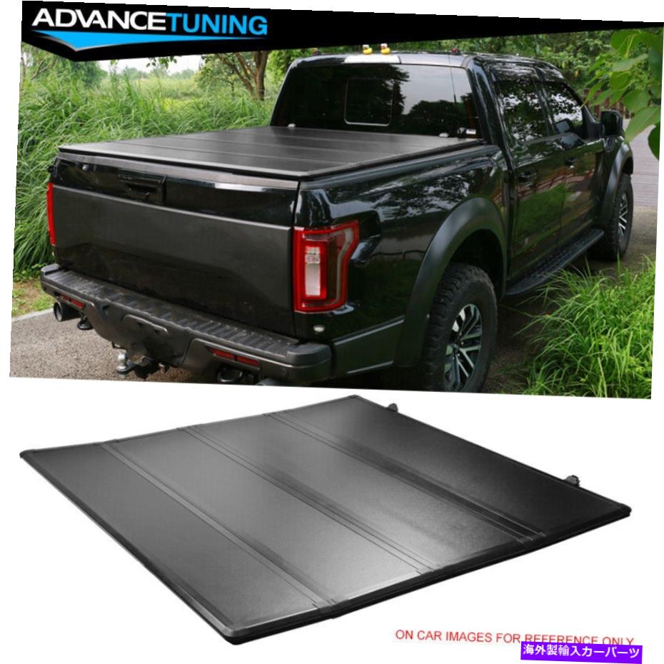 海外製 エアロパーツ 適合04-14 FORD F150＆06-14 LINCOLN MARK LT 5.5ft Quad Fold Tonneau Cover-FRP Fits 04-14 Ford F150 & 06-14 Lincoln Mark LT 5.5Ft Quad Fold Tonneau Cover - FRP【並行輸入品】