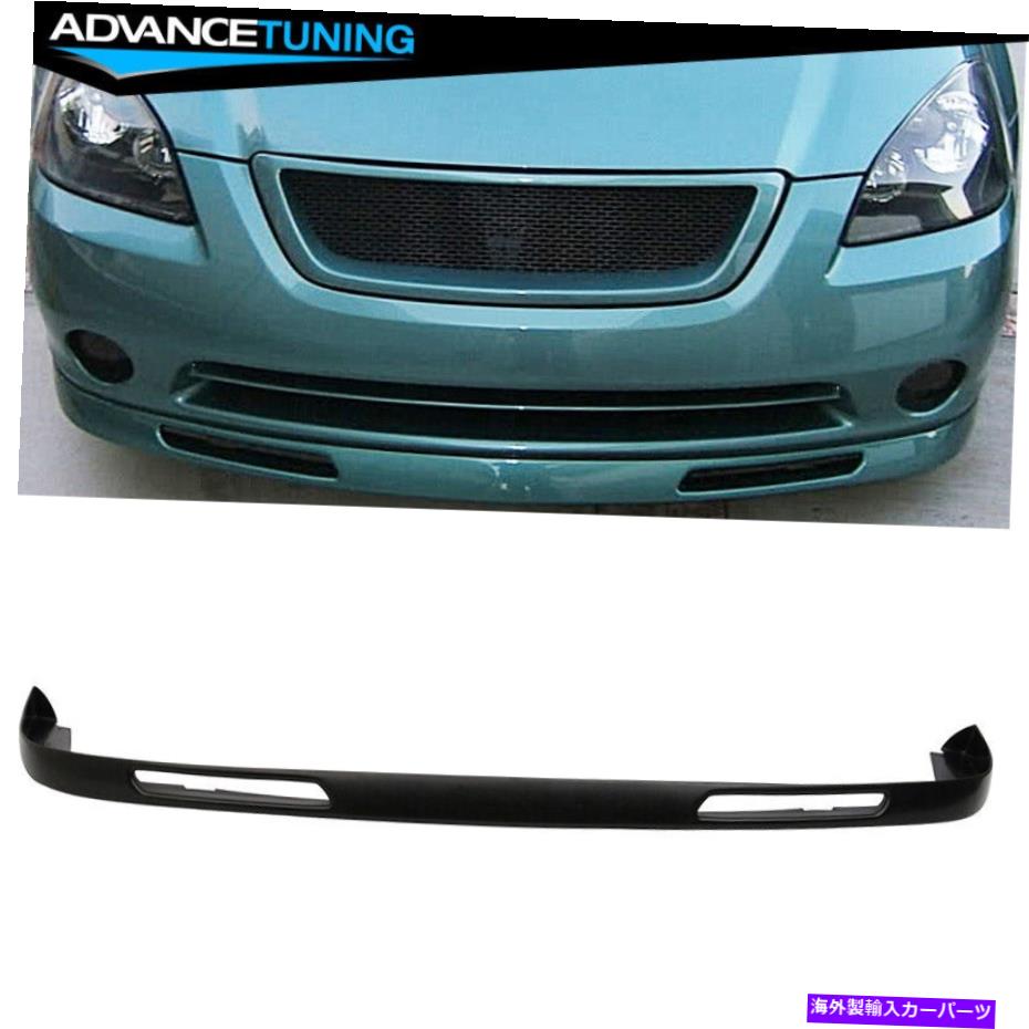 海外製 エアロパーツ フィット02-04日産アルティマニスモN1スタイルフロントバンパーリップスポイラーPU Fits 02-04 Nissan Altima Nismo N1 Style Front Bumper Lip Spoiler PU【並行輸入品】