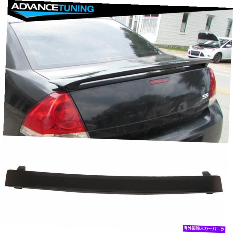 海外製 エアロパーツ 適合06-13シボレーシボレーインパラ工場SSスタイルトランクスポイラーABSウィング Fits 06-13 Chevrolet Chevy Impala Factory SS Style Trunk Spoiler ABS Wing【並行輸入品】｜Us Custom Parts Shop USDM