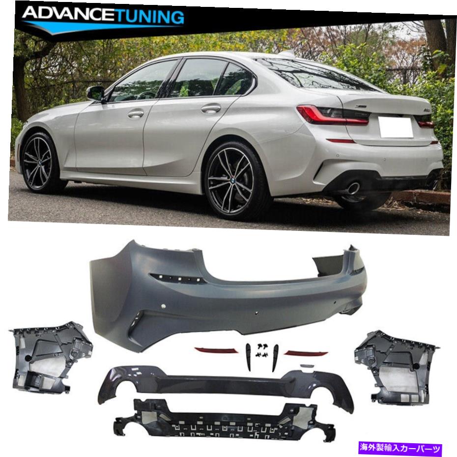 海外製 エアロパーツ 19-22 BMW G20セダン4ドアM-Techリアバンパー変換キット/センサーホール付き For 19-22 BMW G20 Sedan 4-Door M-Tech Rear Bumper Conversion Kits W/ Sensor Hole【並行輸入品】