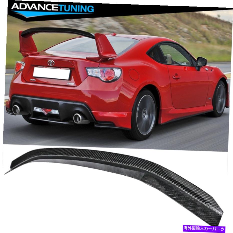 海外製 エアロパーツ 13-20 SCION FRS SUBARU BRZ TOYOTA 86 NUR GTS CF GURNEY FLAP TRUNK WING LID Fits 13-20 Scion FRS Subaru BRZ Toyota 86 Nur GTS CF Gurney Flap Trunk Wing Lid【並行輸入品】｜Us Custom Parts Shop USDM