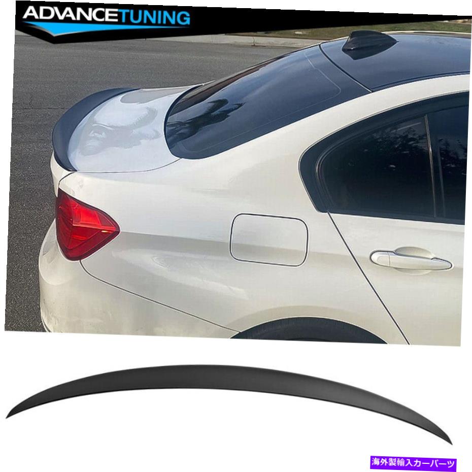 海外製 エアロパーツ 12-18 BMW 3シリーズF30 4DRトランクスポイラーOEMペイントカラー＃668ジェットブラック Fits 12-18 BMW 3-Series F30 4Dr Trunk Spoiler OEM Painted Color # 668 Jet Black【並行輸入品】