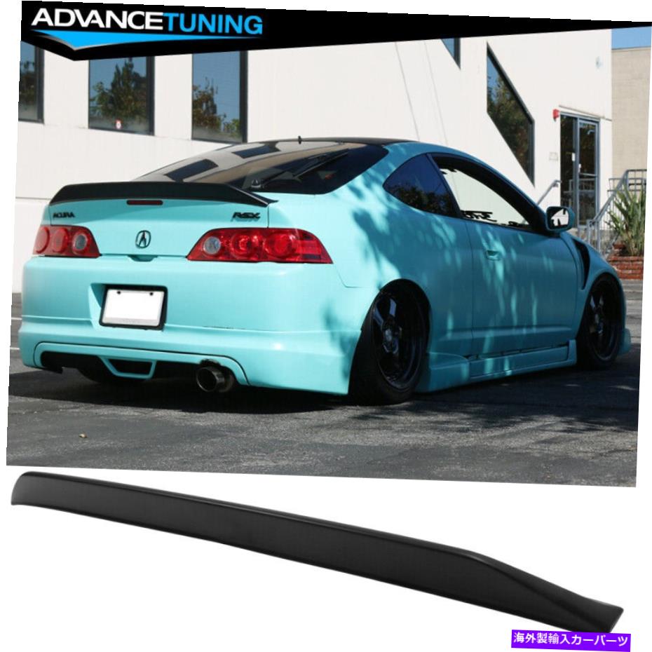 海外製 エアロパーツ フィット02-06 Acura RSX IKONスタイルダックビルタイプトランクスポイラーリップマットブラックPP Fits 02-06 Acura RSX Ikon Style Duckbill Type Trunk Spoiler Lip Matte Black PP【並行輸入品】｜Us Custom Parts Shop USDM