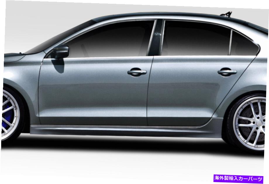 海外製 エアロパーツ 11-14のフォルクスワーゲンジェッタ投票サイドスカート2PC 113724 FOR 11-14 Volkswagen Jetta Votex Side Skirts 2pc 113724【並行輸入品】
