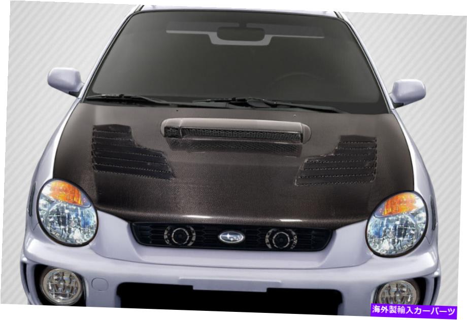 海外製 エアロパーツ 02-03 Subaru Impreza WRX STIカーボンファイバーC-2フード115132 FOR 02-03 Subaru Impreza WRX STI Carbon Fiber C-2 Hood 115132【並行輸入品】