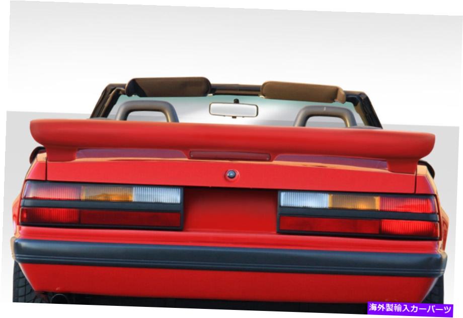 海外製 エアロパーツ 79-93フォードマスタングクーペ/コンバーチブルコルトリアウィングスポイラー112877 FOR 79-93 Ford Mustang Coupe/Convertible Colt Rear Wing Spoiler 112877【並行輸入品】｜Us Custom Parts Shop USDM
