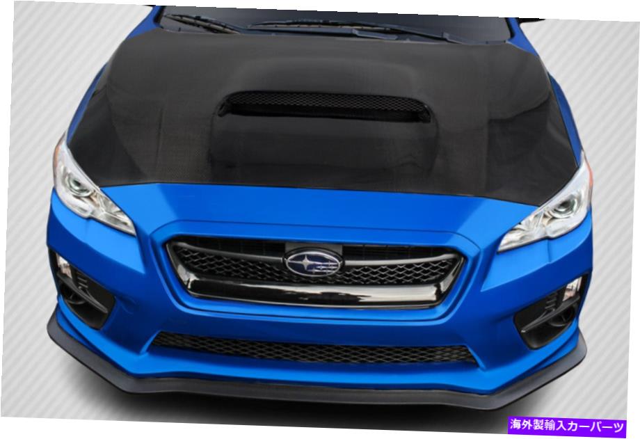 海外製 エアロパーツ 15-16のスバルWRXカーボンファイバーOEMフード113010 FOR 15-16 Subaru WRX Carbon Fiber OEM Hood 113010【並行輸入品】