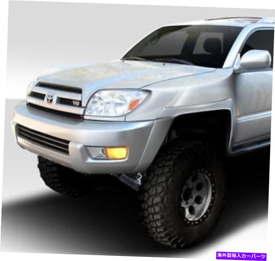 海外製 エアロパーツ 04-09のトヨタ4ランナーオフロード4.5インチバルジフロントフェンダー2PC 108876 FOR 04-09 Toyota 4Runner Off Road 4.5 Inch Bulge Front fenders 2pc 108876【並行輸入品】