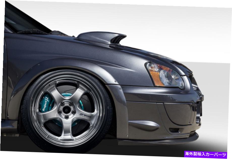 海外製 エアロパーツ 04-05 Subaru Impreza WRX Sti Rally Front Fender Flares 4PC 112756 FOR 04-05 Subaru Impreza WRX STI Rally Front Fender Flares 4pc 112756【並行輸入品】｜Us Custom Parts Shop USDM