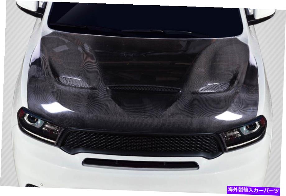 海外製 エアロパーツ 11-20ダッジデュランゴカーボンファイバーSRTヘルキャットルックフード115436 FOR 11-20 Dodge Durango Carbon Fiber SRT Hellcat Look Hood 115436【並行輸入品】|Us Custom Parts Shop USDM