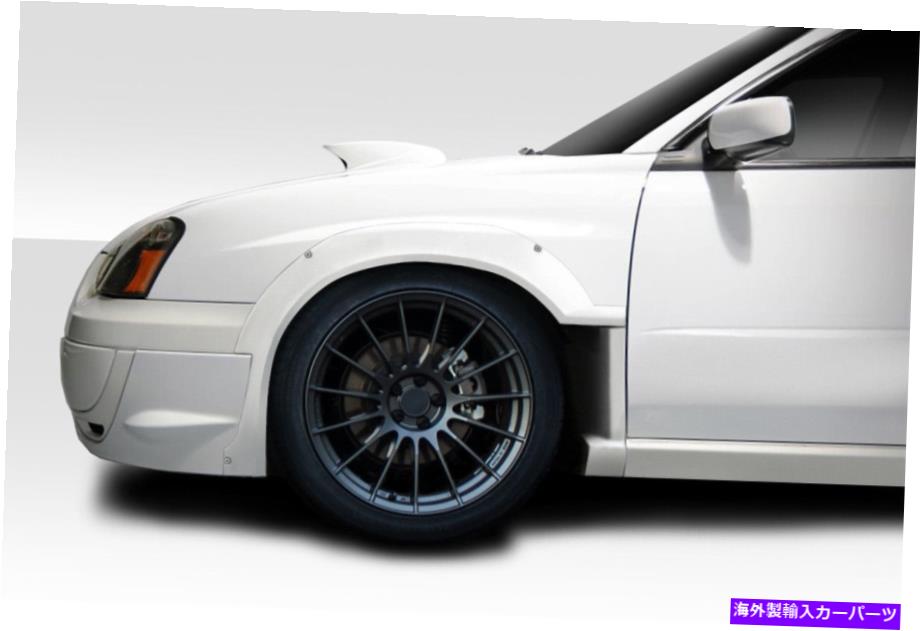海外製 エアロパーツ 04-05 Subaru Impreza WRX ABHフロントフェンダーフレア2ピース113708 FOR 04-05 Subaru Impreza WRX ABH Front Fender Flares 2 Piece 113708【並行輸入品】