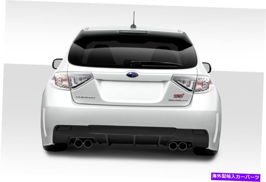 海外製 エアロパーツ 08-14 Subaru Impreza STI 11-14 Impreza WRX 5DR VRSリアバンパー114918 FOR 08-14 Subaru Impreza STI 11-14 Impreza WRX 5DR VRS Rear Bumper 114918【並行輸入品】