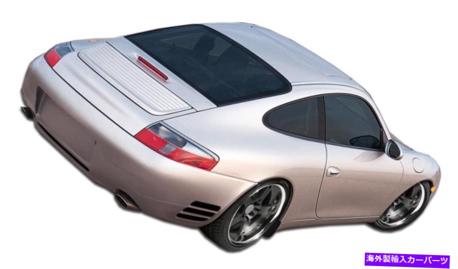 海外製 エアロパーツ 99-04ポルシェ996 C2 C4ターボルックリアバンパー107076 FOR 99-04 Porsche 996 C2 C4 Turbo Look Rear Bumper 107076【並行輸入品】