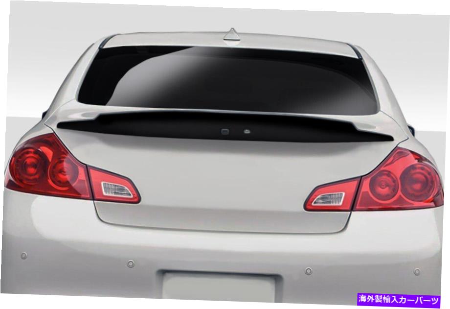 海外製 エアロパーツ 07-13インフィニティGセダンG25 G35 G37 R-Techリアウィング114316 FOR 07-13 Infiniti G Sedan G25 G35 G37 R-Tech Rear Wing 114316【並行輸入品】｜Us Custom Parts Shop USDM