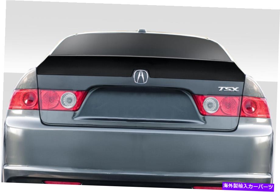 海外製 エアロパーツ 04-08 ACURA TSX DuckTail Lear Wingスポイラー116408の場合 FOR 04-08 Acura TSX Ducktail Rear Wing Spoiler 116408【並行輸入品】