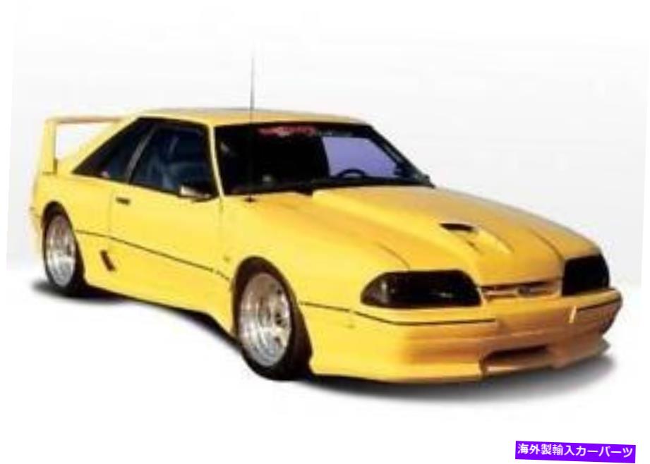海外製 エアロパーツ 1987-1993のドミネーターフードスクープフォードマスタングLX 2DR 890136 DOMINATOR HOOD SCOOP FOR 1987-1993 Ford Mustang LX 2dr 890136【並行輸入品】
