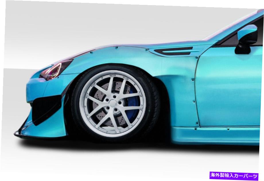 海外製 エアロパーツ 13-19 FR-SスバルBRZワイドボディGT500 V3フロントフェンダー114481 FOR 13-19 FR-S Subaru BRZ Widebody GT500 V3 Front Fenders 114481【並行輸入品】