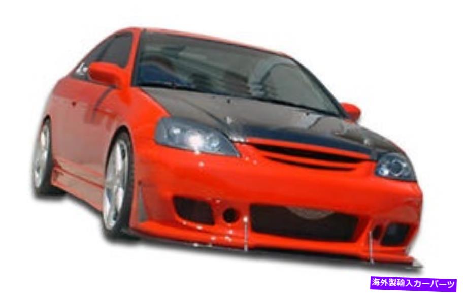海外製 エアロパーツ 01-03ホンダシビック2/4DR B-2フロントバンパー100247 FOR 01-03 Honda Civic 2/4DR B-2 Front Bumper 100247【並行輸入品】