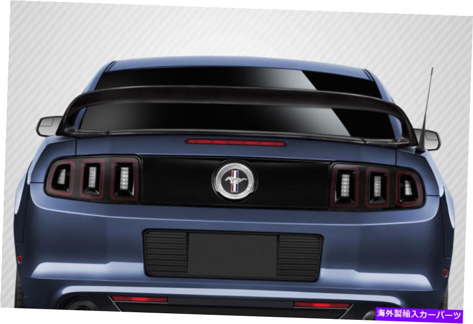 海外製 エアロパーツ 10-14フォードマスタングカーボンファイバーGT350ルックリアウィングネタバレ2PC 115077 FOR 10-14 Ford Mustang Carbon Fiber GT350 Look Rear Wing Spoiler 2PC 115077【並行輸入品】