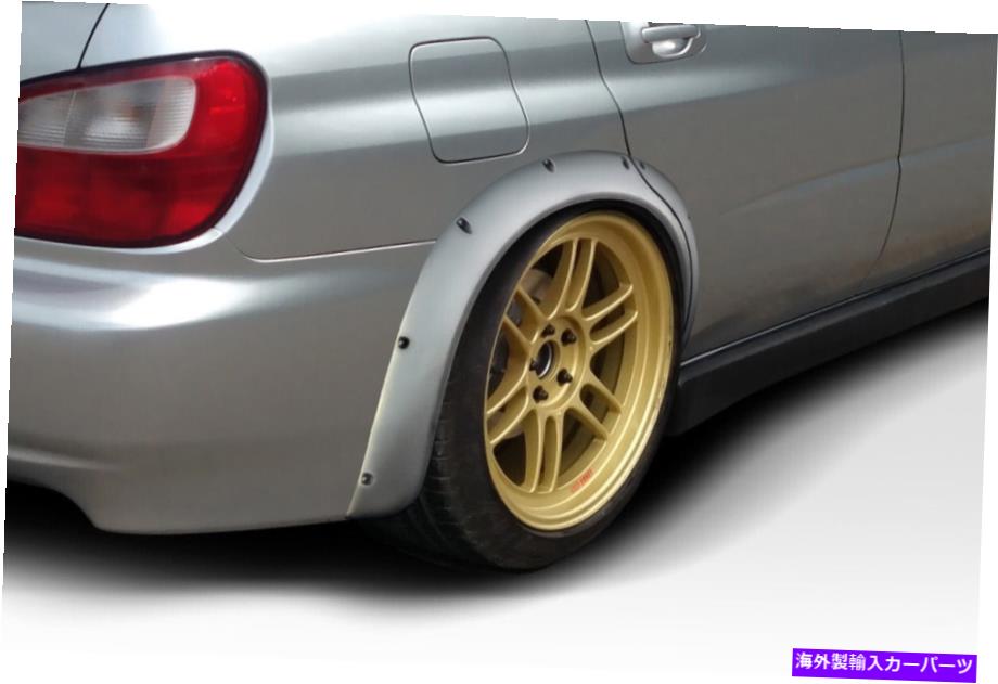 海外製 エアロパーツ 04-07 Subaru Impreza WRX 4DRレースリアフェンダーフレア4PC 112784 FOR 04-07 Subaru Impreza WRX 4DR Race Rear Fender Flares 4pc 112784【並行輸入品】｜Us Custom Parts Shop USDM