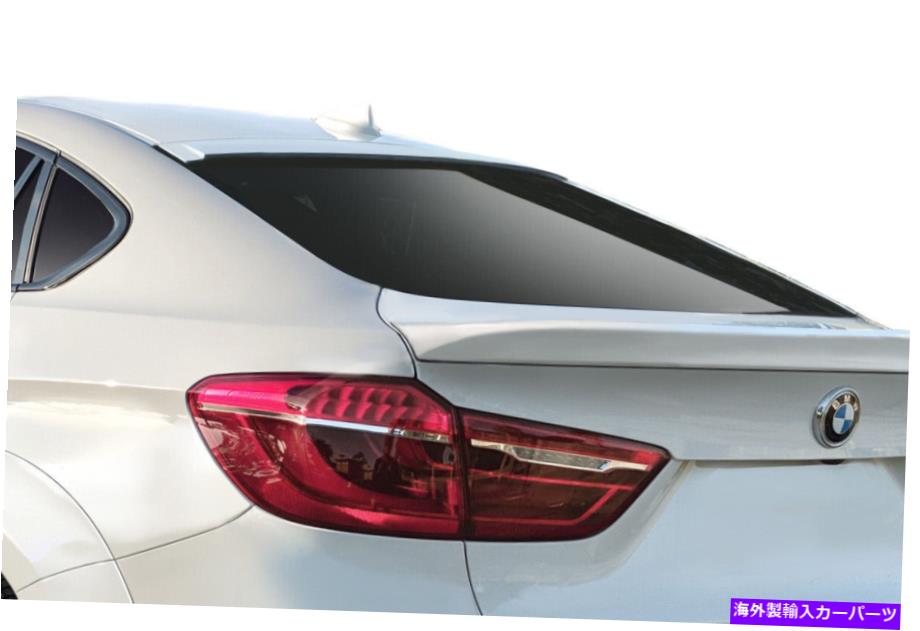 海外製 エアロパーツ 15-19 BMW X6 F16 / X6M F86 AF-1ルーフウィングスポイラー（PU-RIM）114159 FOR 15-19 BMW X6 F16 / X6M F86 AF-1 Roof Wing Spoiler (PU-RIM) 114159【並行輸入品】