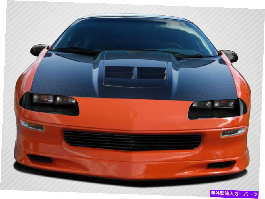 海外製 エアロパーツ 93-97シボレーカマロカーボンファイバーZL1ルックフード108904 FOR 93-97 Chevrolet Camaro Carbon Fiber ZL1 Look Hood 108904【並行輸入品】｜Us Custom Parts Shop USDM