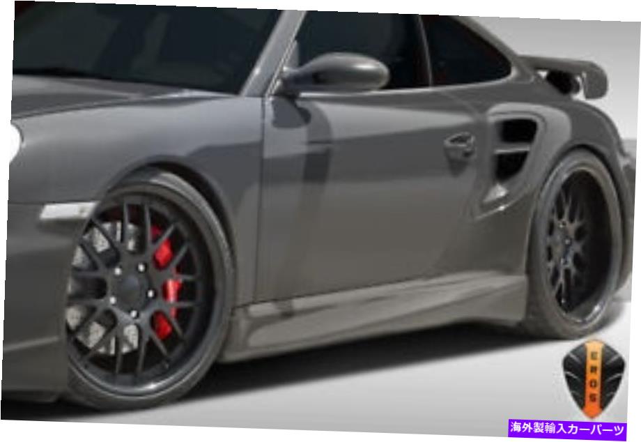 海外製 エアロパーツ 05-12のポルシェ997 991 C4 C4S TURBOEROSバージョン1サイドスカート2PC 107837 FOR 05-12 Porsche 997 991 C4 C4S Turbo Eros Version 1 Side Skirts 2pc 107837【並行輸入品】