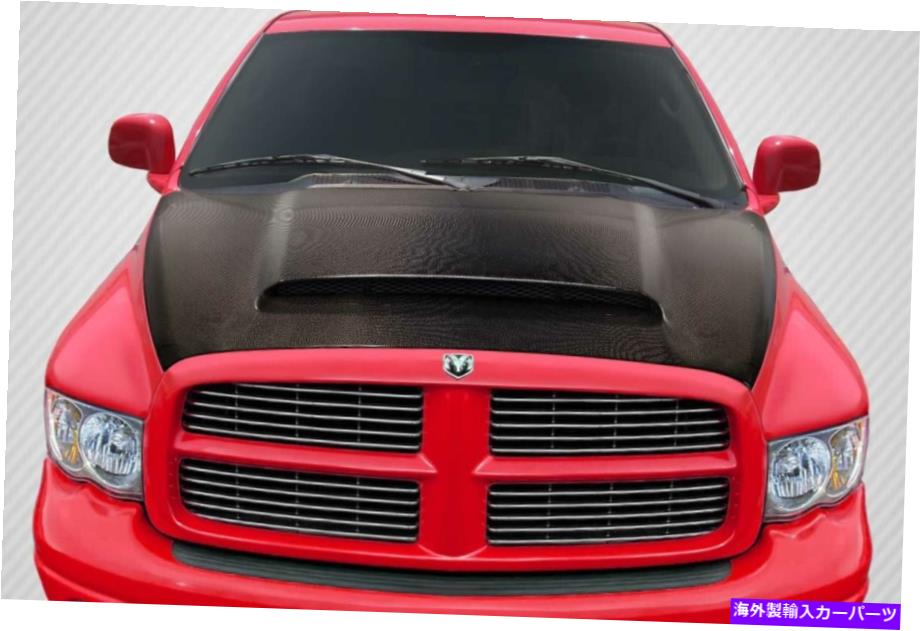 海外製 エアロパーツ 02-08 Dodge Ram 1500 2500 3500カーボンファイバーデーモンルックフード115902 FOR 02-08 Dodge Ram 1500 2500 3500 Carbon Fiber Demon Look Hood 115902【並行輸入品】｜Us Custom Parts Shop USDM