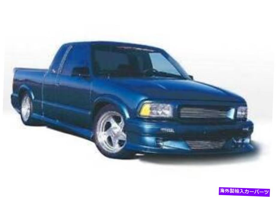 海外製 エアロパーツ 94-03のサイドスカートのカスタムスタイルペアシボレーS10 EXTD CAB 2DR 890004+890005 CUSTOM STYLE PAIR OF SIDE SKIRTS FOR 94-03 Chevy S10 Extd Cab 2dr 890004+890005【並行輸入品】