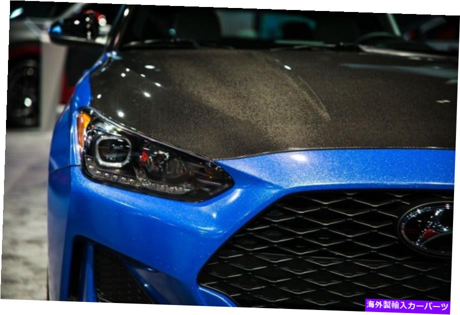 海外製 エアロパーツ 19ヒュンダイヴェロスターHD19hyvel-oeのOEカーボンファイバーフード OE Carbon Fiber HOOD FOR 19 HYUNDAI VELOSTER HD19HYVEL-OE【並行輸入品】