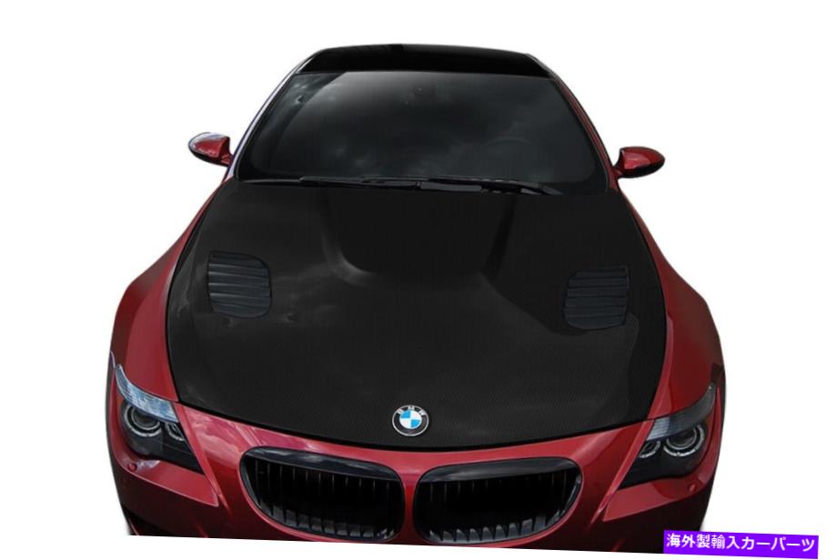海外製 エアロパーツ 04-10 BMW 6シリーズM6 E63 E64 AF-1フードCFP 109741 FOR 04-10 BMW 6 Series M6 E63 E64 AF-1 Hood CFP 109741【並行輸入品】