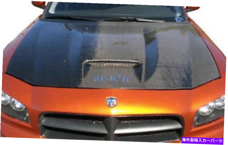 海外製 エアロパーツ 06-10用ダッジ充電器カーボンファイバーSRTルックフード104748 FOR 06-10 Dodge Charger Carbon Fiber SRT Look Hood 104748【並行輸入品】｜Us Custom Parts Shop USDM