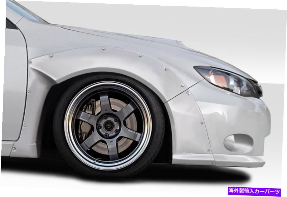 海外製 エアロパーツ 08-11 Subaru Impreza 08-10 WRX 4DR 5DR MSRフロントフレア115506 FOR 08-11 Subaru Impreza 08-10 WRX 4DR 5DR MSR Front Flares 115506【並行輸入品】