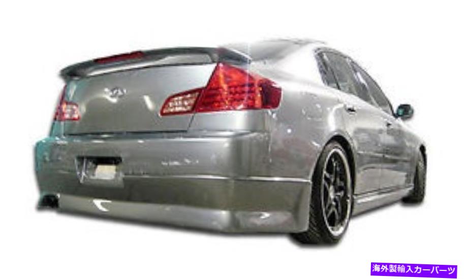 海外製 エアロパーツ 03-04の場合GセダンG35 GTコンペティションリアリップ100471 FOR 03-04 Fits G Sedan G35 GT Competition Rear Lip 100471【並行輸入品】｜Us Custom Parts Shop USDM
