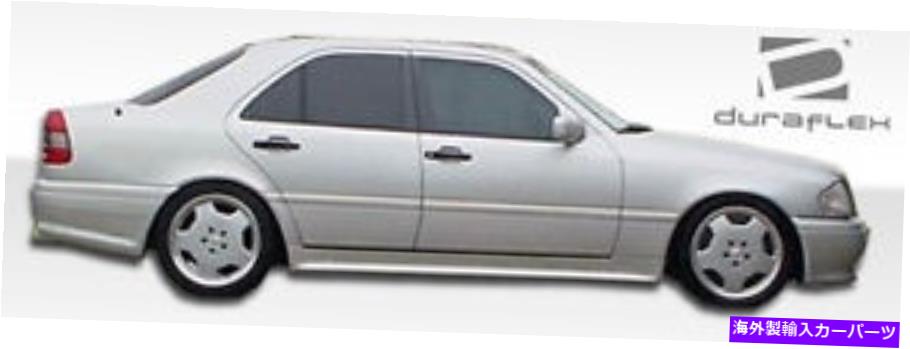 海外製 エアロパーツ 94-00メルセデスCクラスW202 AMGルックサイドスカート2PC 101487 FOR 94-00 Mercedes C Class W202 AMG Look Side Skirts 2pc 101487【並行輸入品】