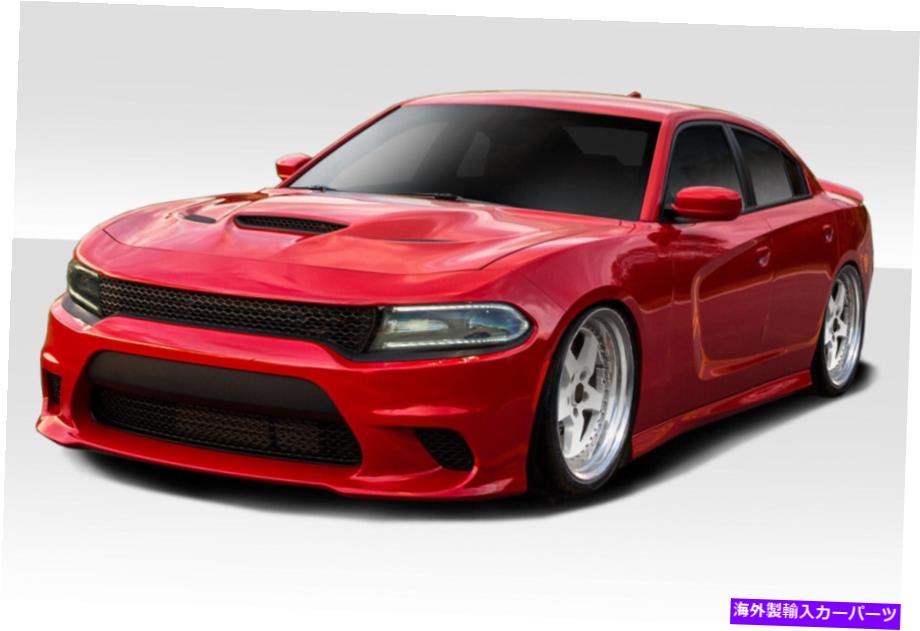 海外製 エアロパーツ 15-19 Dodge Charger Hellcat Kit 4PC 113222 FOR 15-19 Dodge Charger Hellcat Kit 4pc 113222【並行輸入品】