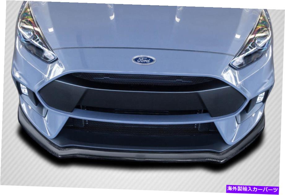 海外製 エアロパーツ 16-18のフォードフォーカスRSカーボンファイバーマックスフロントリップ115908 FOR 16-18 Ford Focus RS Carbon Fiber Max Front Lip 115908【並行輸入品】｜Us Custom Parts Shop USDM 228,987円