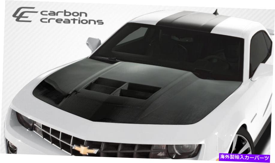海外製 エアロパーツ 10-15シボレーカマロカーボンファイバーZL1ルックフード108186 FOR 10-15 Chevrolet Camaro Carbon Fiber ZL1 Look Hood 108186【並行輸入品】