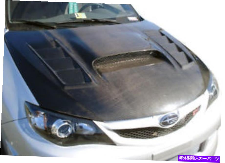 海外製 エアロパーツ 08-11インプレザ08-14 WRX STIカーボンファイバーGTコンセプトフード104657 06/23 FOR 08-11 Impreza 08-14 WRX STI Carbon Fiber GT Concept Hood 104657 06/23【並行輸入品】