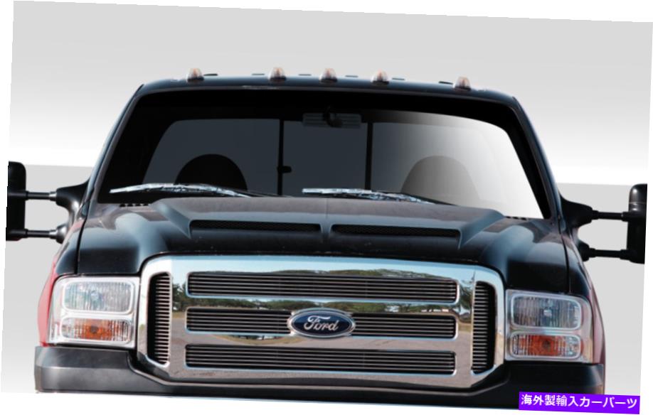 海外製 エアロパーツ 99-07スーパーデューティ/00-05遠足CV-Xフード109247 FOR 99-07 Super Duty/00-05 Excursion CV-X Hood 109247【並行輸入品】