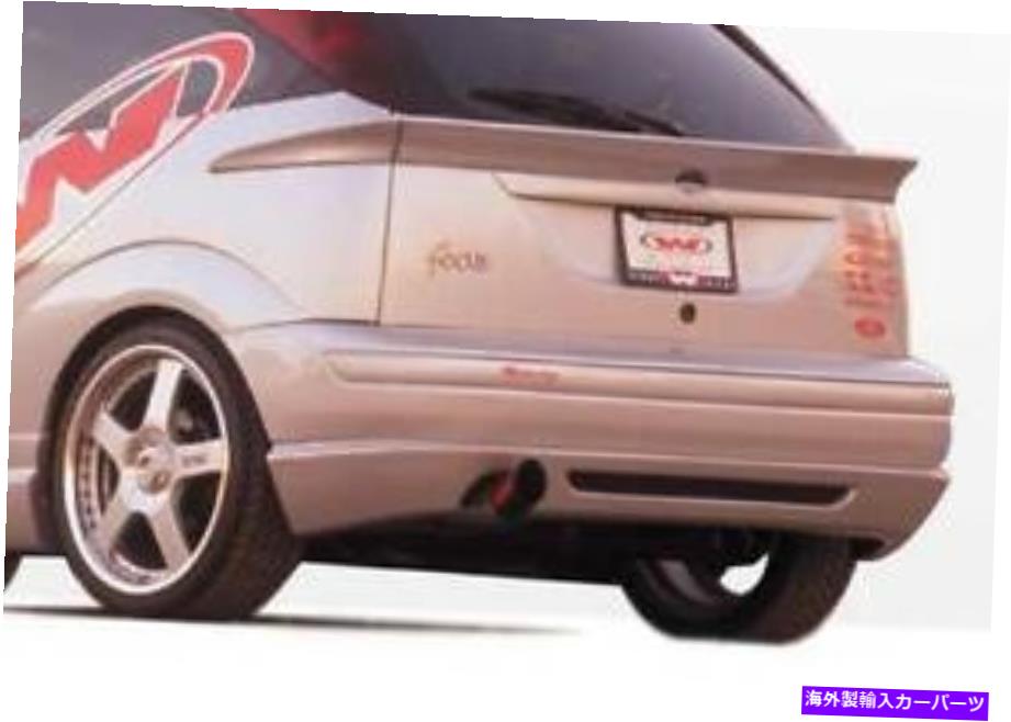 海外製 エアロパーツ 2000年から2004年のフォードフォーカスZX3/ZX5 2DR/5DR 890384のWタイプリアリップ W-TYPE REAR LIP FOR 2000-2004 Ford Focus ZX3/ZX5 2dr/5dr 890384【並行輸入品】