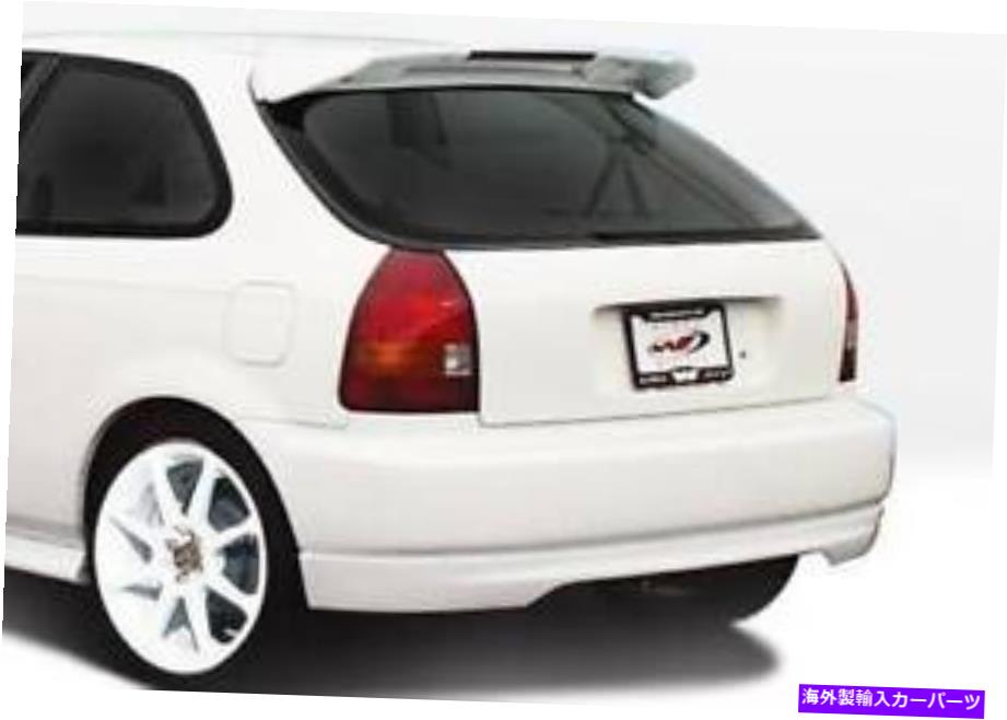 海外製 エアロパーツ 1996年から2000年のホンダシビックHB 890357のタイプRリアリップ TYPE R REAR LIP FOR 1996-2000 Honda Civic HB 890357【並行輸入品】｜Us Custom Parts Shop USDM