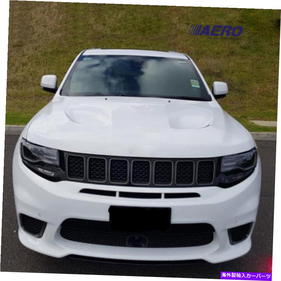 海外製 エアロパーツ 11-20ジープグランドチェロキーのSRT熱抽出スタイルファイバーフード-Aero- SRT Heat Extractor Style Fiberglass Hood for 11-20 Jeep Grand Cherokee - AERO -【並行輸入品】