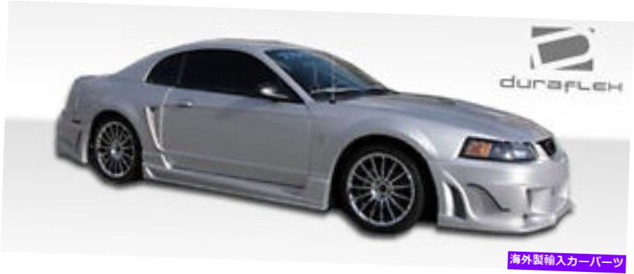 海外製 エアロパーツ 99-04フォードマスタングボンバーサイドスカートロッカーパネル2PC 103275 FOR 99-04 Ford Mustang Bomber Side Skirts Rocker Panels 2pc 103275【並行輸入品】