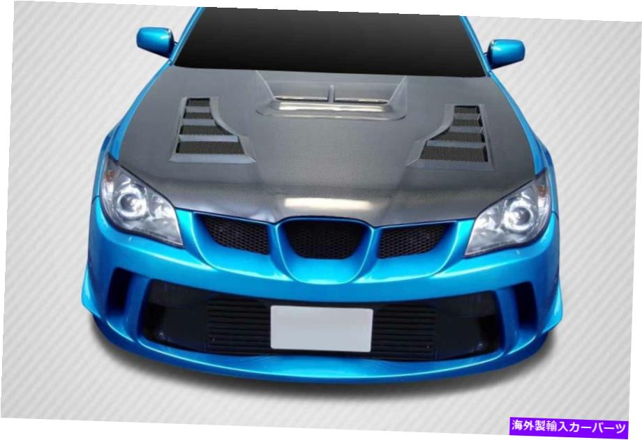 海外製 エアロパーツ 06-07 Subaru Impreza WRX STIカーボンファイバーDRITECH TS-1フード114021 FOR 06-07 Subaru Impreza WRX STI Carbon Fiber DriTech TS-1 Hood 114021【並行輸入品】|Us Custom Parts Shop USDM