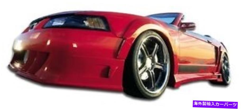 海外製 エアロパーツ 99-04フォードマスタングデーモンフロントフェンダーフレア2pc 104786 FOR 99-04 Ford Mustang Demon Front Fender Flares 2pc 104786【並行輸入品】