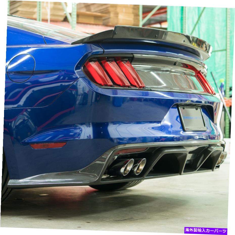 海外製 エアロパーツ 15-17フォードマスタングGT350スタイルカーボンファイバーリアディフューザーAC-RL15FDMU-GR 15-17 FORD MUSTANG GT350 STYLE CARBON FIBER REAR DIFFUSER AC-RL15FDMU-GR【並行輸入品】 336,650円