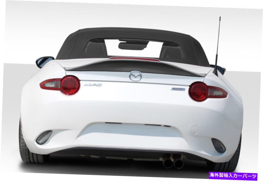 海外製 エアロパーツ 16-19のMazda Miata Lightspeed Wingスポイラー114360 FOR 16-19 Mazda Miata Lightspeed Wing Spoiler 114360【並行輸入品】