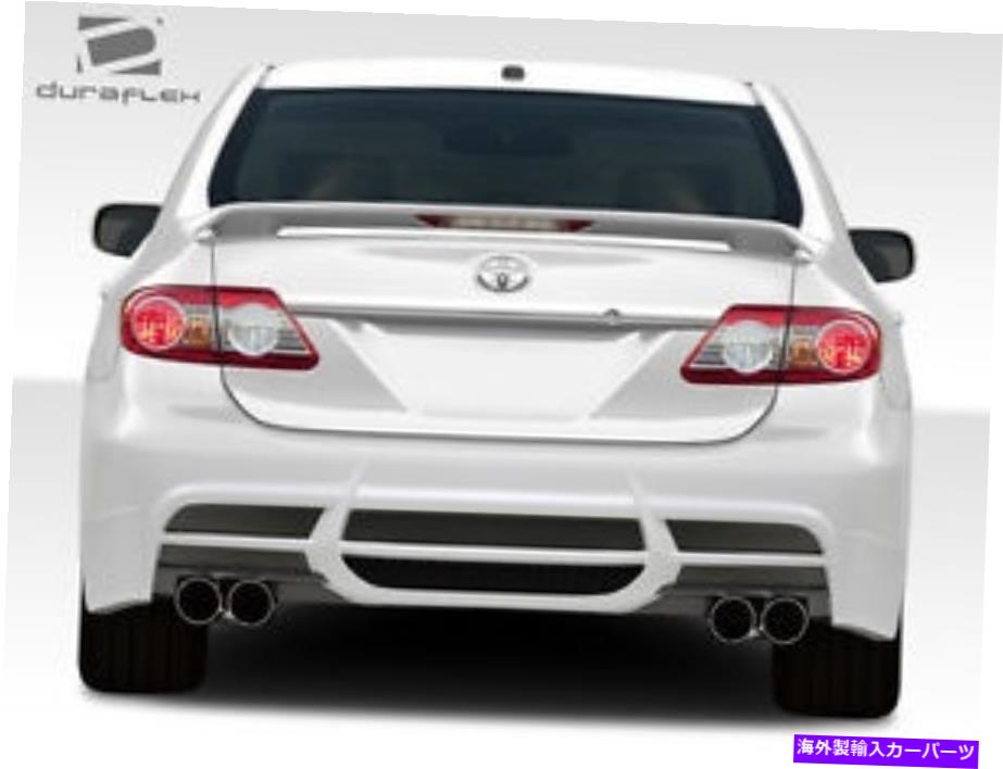 海外製 エアロパーツ 11-13トヨタカローラW-1リアバンパー108400 FOR 11-13 Toyota Corolla W-1 Rear Bumper 108400【並行輸入品】